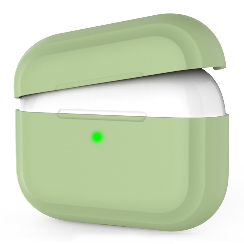AHASTYLE PT-P2S Silicone Case for AirPods with Wireless Charging Case (2019) / AirPods with Charging Case (2019) / (2016) Separable Cover - Green