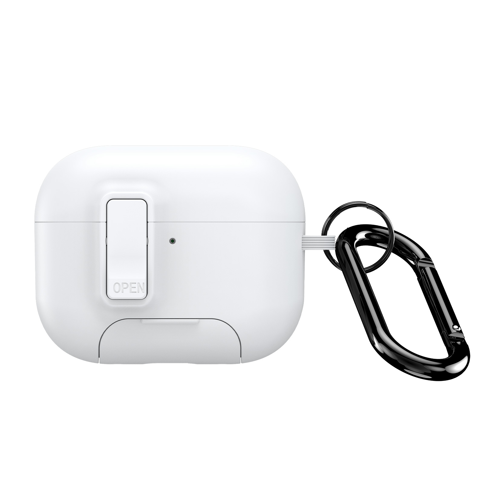 DUX DUCIS For AirPods Pro 3 Earphone Case  PECQ Series Multi-Angle Stand PC+TPU Cover with Hook - White