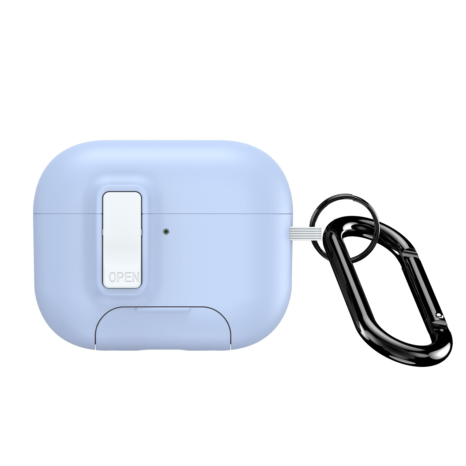 DUX DUCIS For AirPods Pro 3 Earphone Case  PECQ Series Multi-Angle Stand PC+TPU Cover with Hook - White Blue