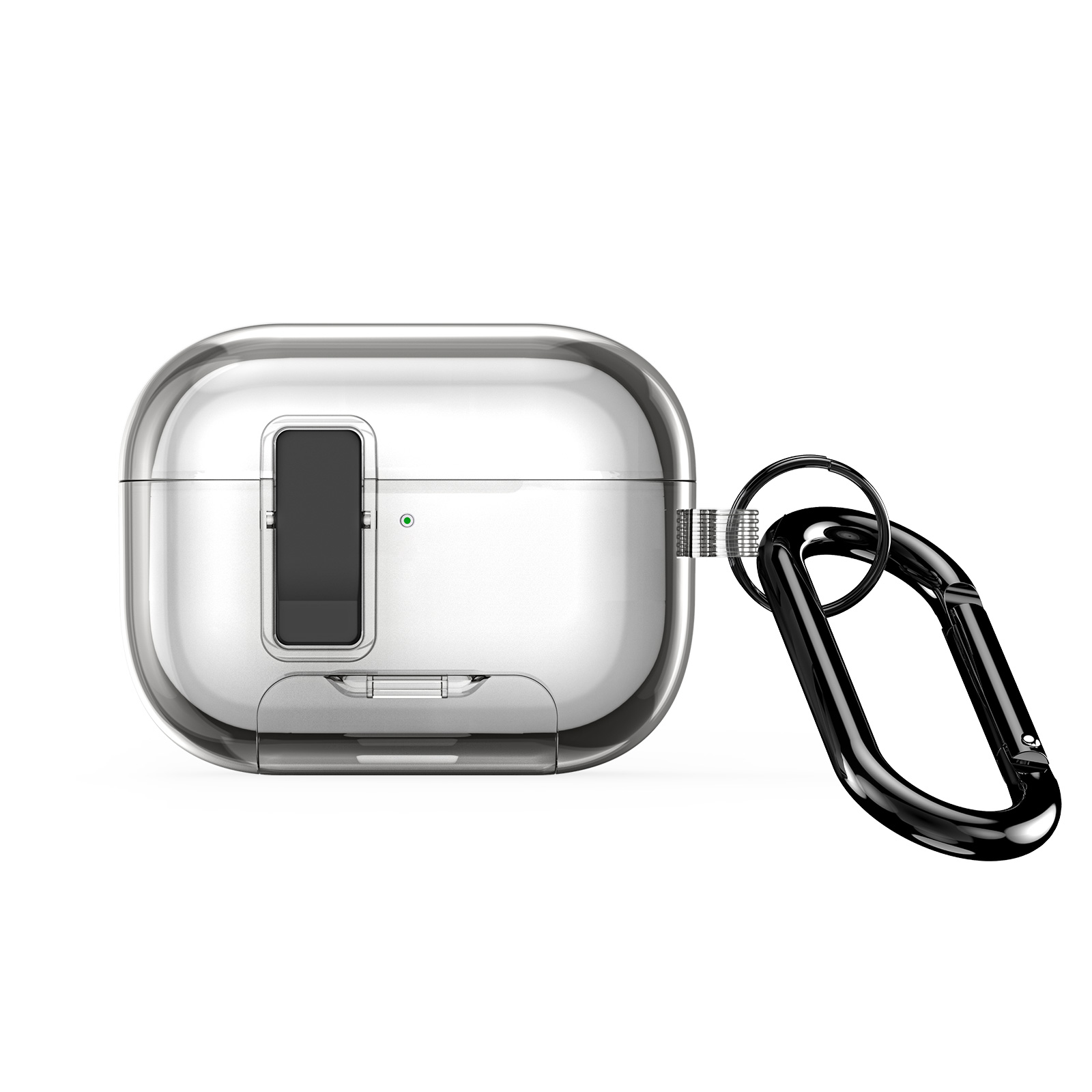DUX DUCIS For AirPods Pro 3 Earphone Case PECR Series PC+TPU Cover with Phone Holder and Hook - Grey