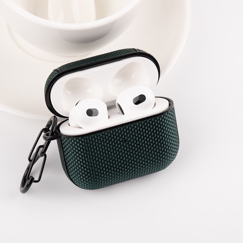 Waterproof Nylon Protector Case Cover for Apple AirPods 3 - Green-2