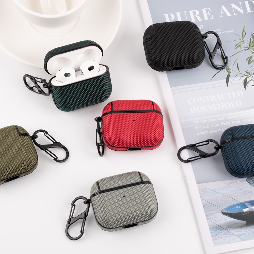 Waterproof Nylon Protector Case Cover for Apple AirPods 3 - Green-3