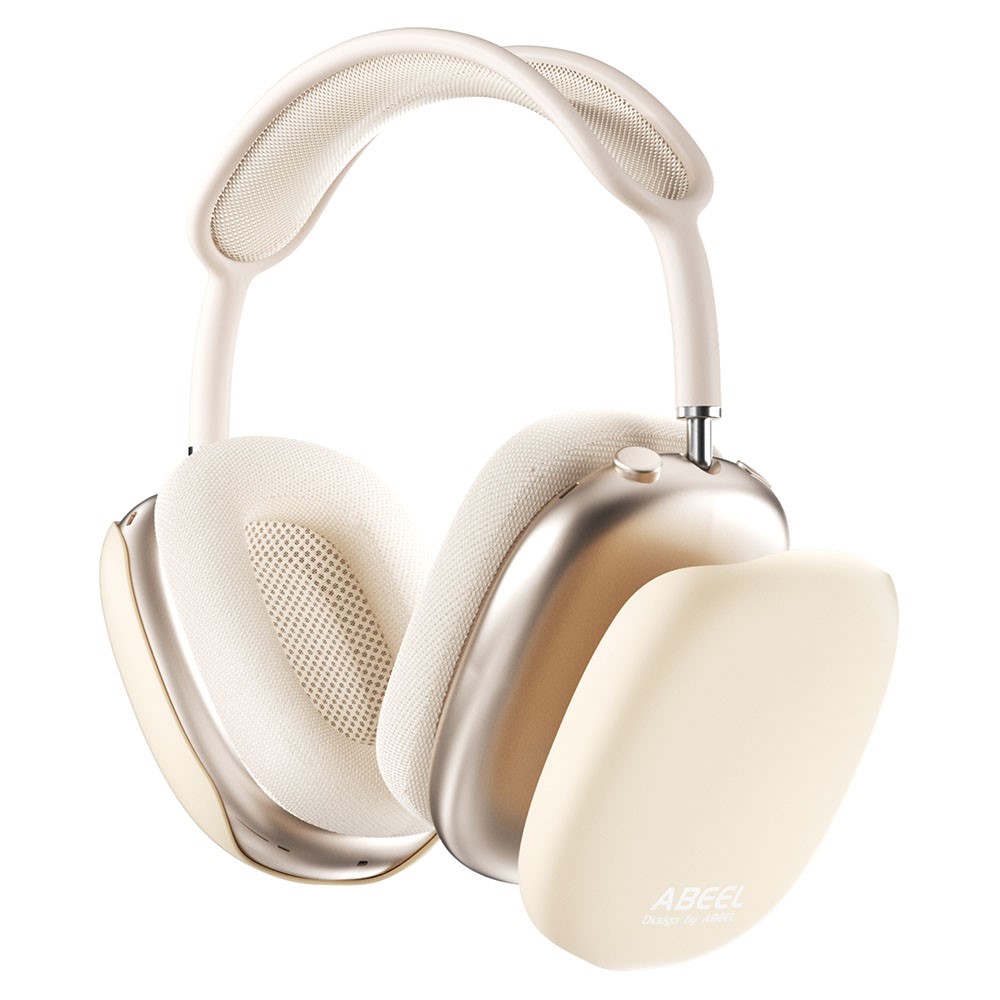 ABEEL 1 Pair For AirPods Max 2 / AirPods Max Case 1.0mm Ultra-thin PC Headphone Protective Cover - Beige