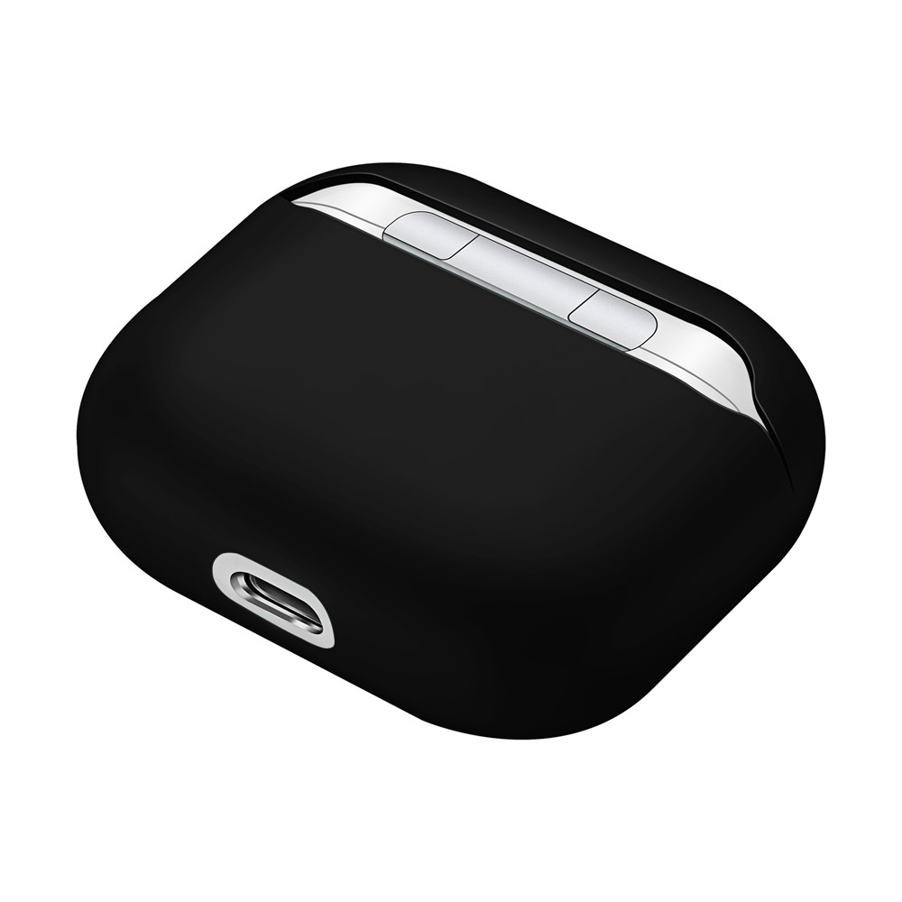 For Apple AirPods 3 Silicone Case Shockproof Earphone Protective Cover - Black