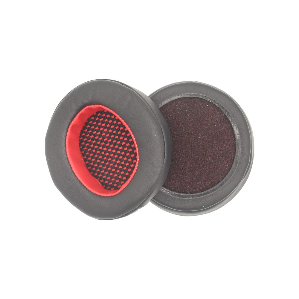 JZF-356 1 Pair Headphone Replacement Earpads Soft Breathable Headset Earmuff Accessories for Edifier HECATE G4/G4 PRO/G30 - Black/Red-5