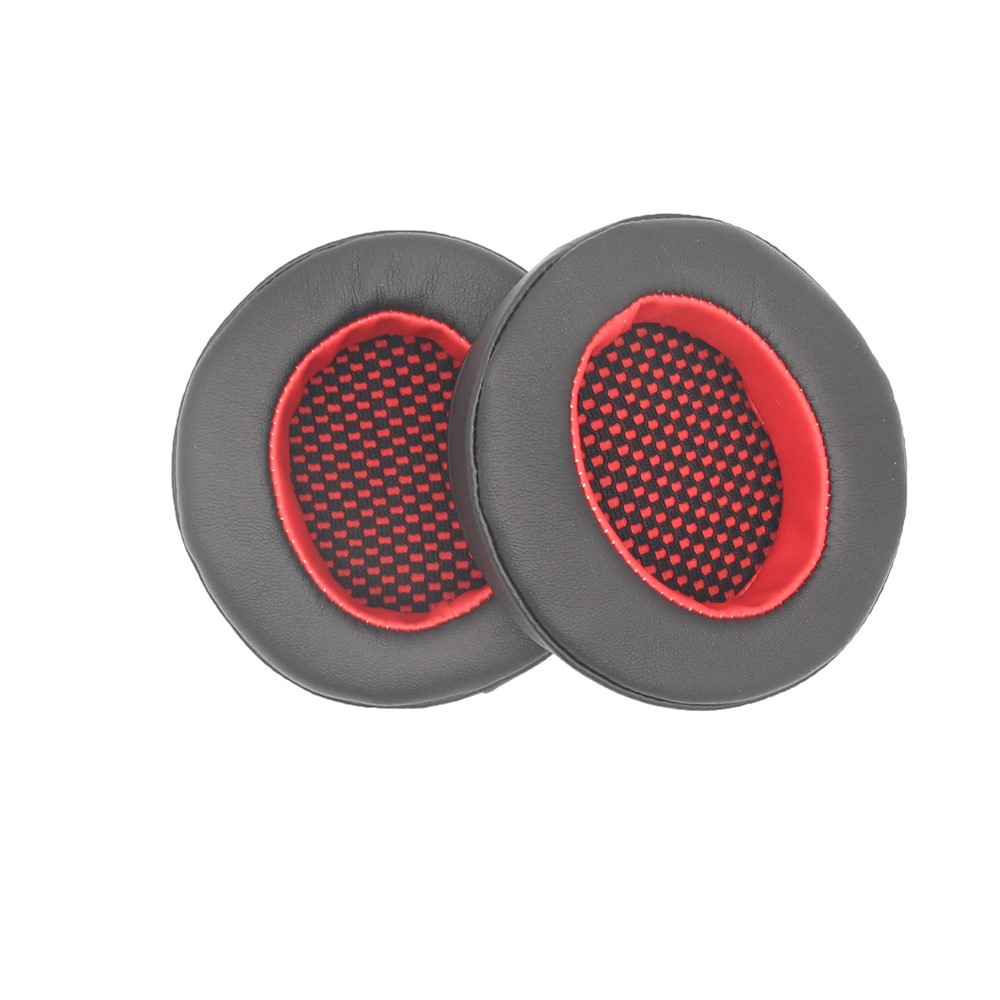 JZF-356 1 Pair Headphone Replacement Earpads Soft Breathable Headset Earmuff Accessories for Edifier HECATE G4/G4 PRO/G30 - Black/Red-6