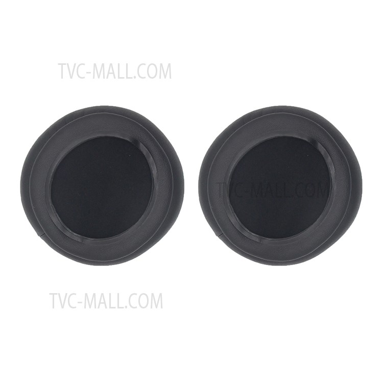 1 Pair JZF-364 Protein Leather Ear Pads Ear Cushion Cover for Skullcandy Cassette Headphone - Black-3