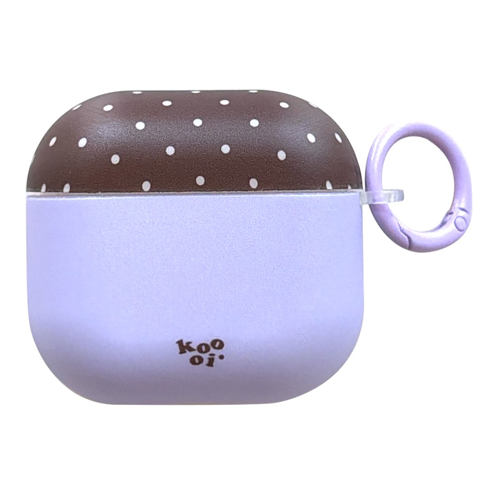 Polka Dot Case for AirPods Pro  /  Pro 2 TPU Protective Cover with Round Buckle Carabiner