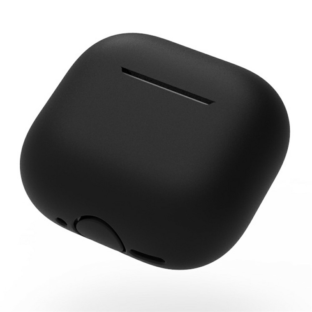 For AirPods 5 / 4 Silicone Case Shockproof Precise Cutouts Earphone Protective Cover - Black