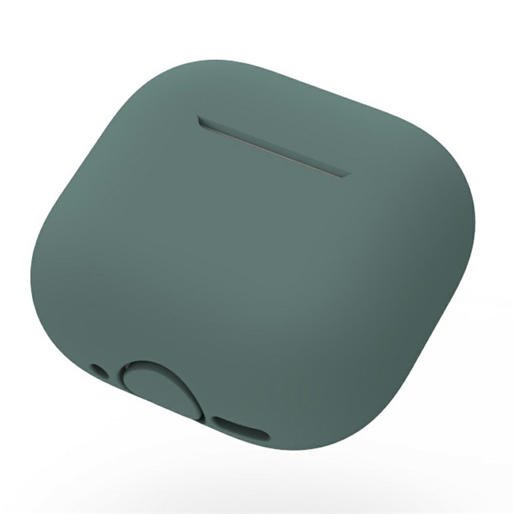 For AirPods 5 / 4 Silicone Case Shockproof Precise Cutouts Earphone Protective Cover - Green