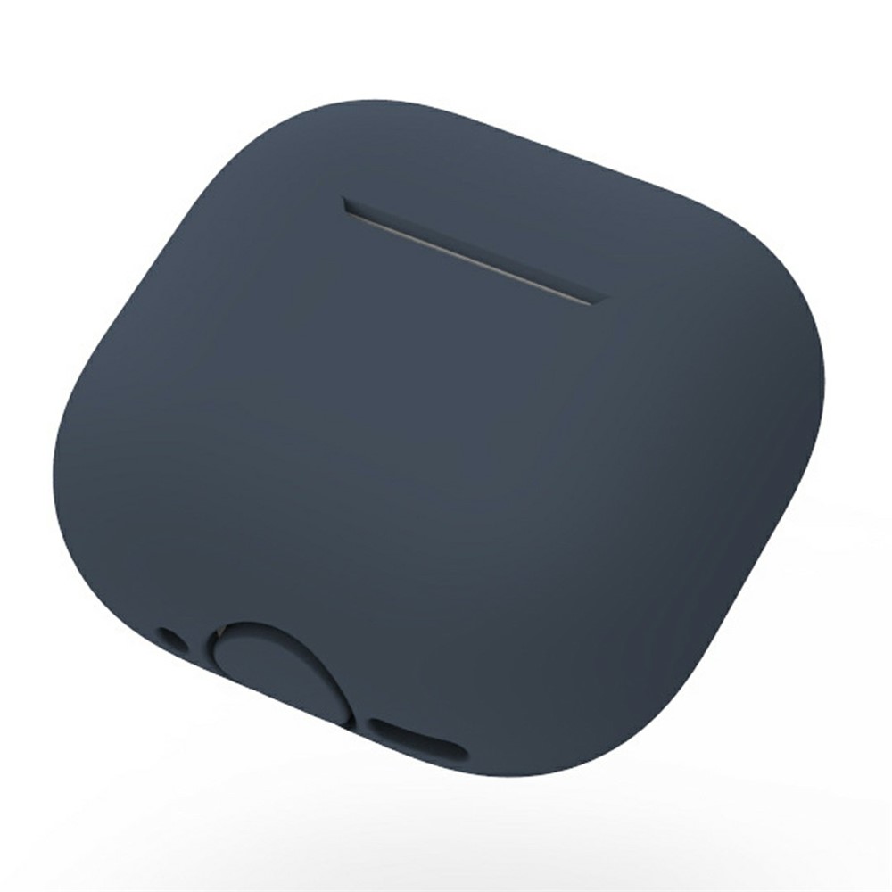 For AirPods 5 / 4 Silicone Case Shockproof Precise Cutouts Earphone Protective Cover - Dark Blue