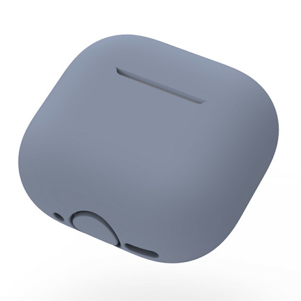 For AirPods 5 / 4 Silicone Case Shockproof Precise Cutouts Earphone Protective Cover - Lavender Grey