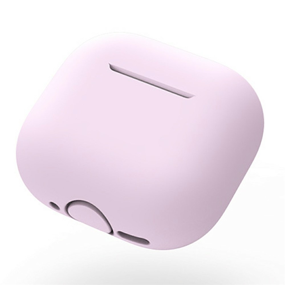 For AirPods 5 / 4 Silicone Case Shockproof Precise Cutouts Earphone Protective Cover - Purple