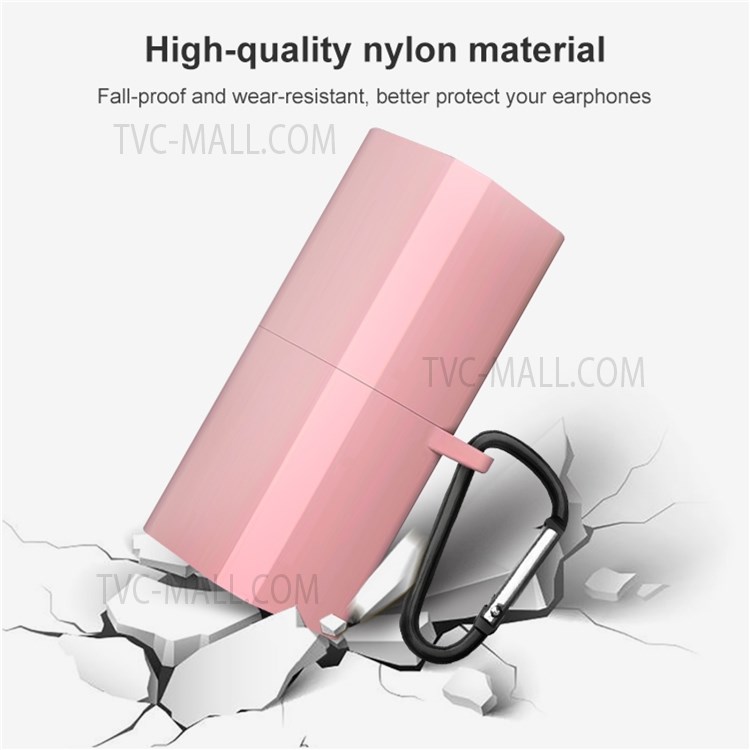 Waterproof Earphone Protective Case Silicone Shockproof Sleeve Cover for Huawei FreeBuds Lipstick - Wine Red-3