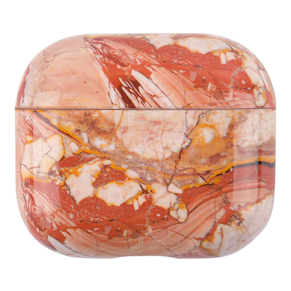 Marble Pattern Dust-proof Hard PC Earphone Charging Box Protective Case Anti-fall Cover for Apple AirPods 3 - S06-1