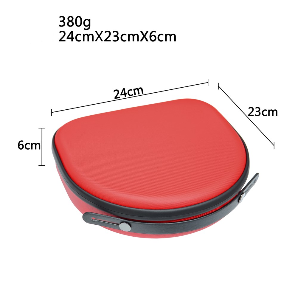 Portable Anti-impact Nylon Bluetooth Headphone Protective Case Headset Carrying Bag for AirPods Max - Black-6