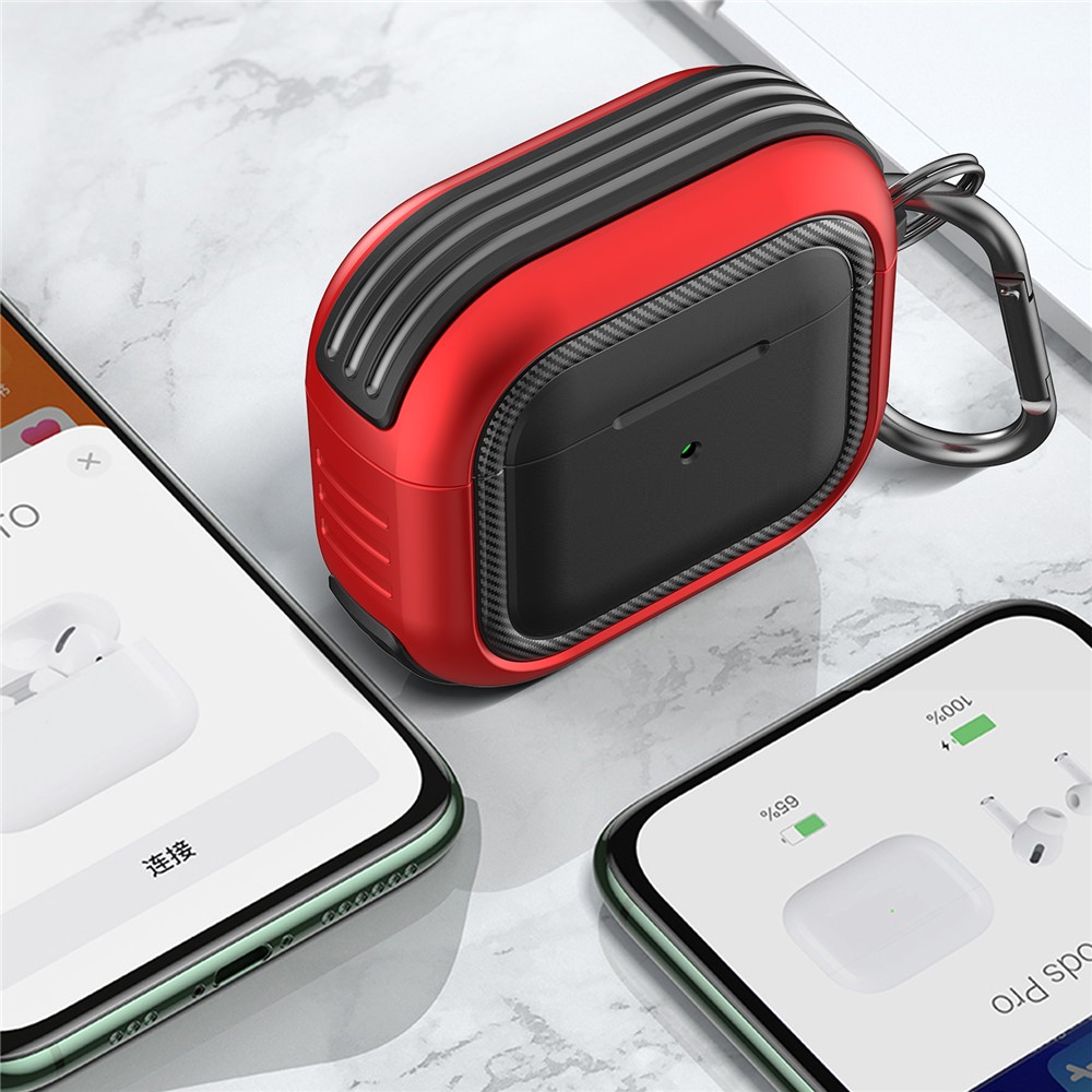Bluetooth Earphone Anti-drop TPU+PC Protective Case Cover with Hanging Buckle for AirPods 3 - Style 1-7