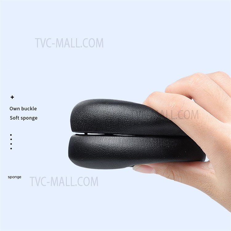 For Anker Soundcore Life Q35 1 Pair Replacement Headphone Earpads Cushion Soft Breathable Headset Protein Leather Earmuffs - Dark Blue-2