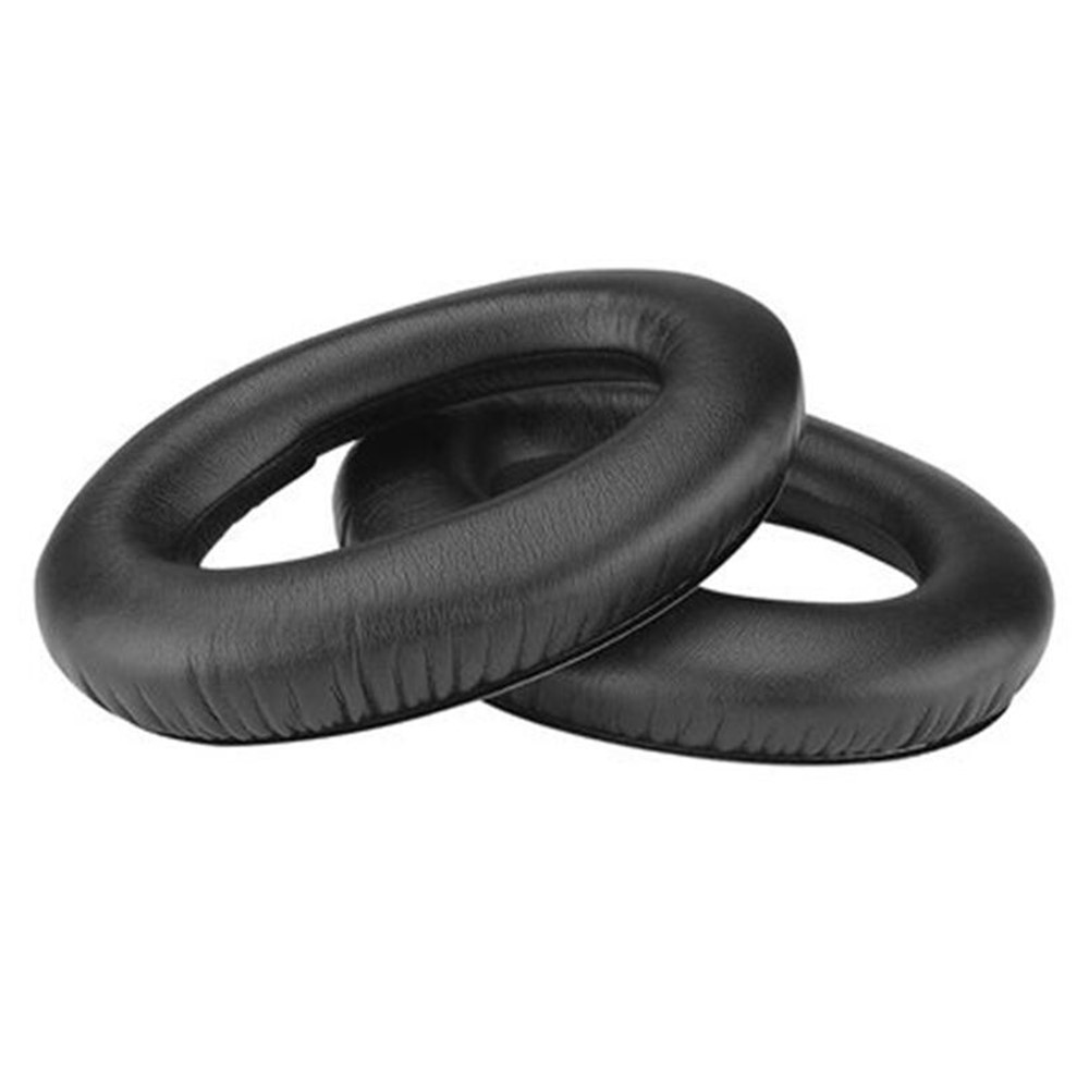 1 Pair Replacement Earpads for SENNHEISER G4ME ZERO Headphone Soft Sponge Leahter Cushion Pads - Black/Wrinkled Leather-2