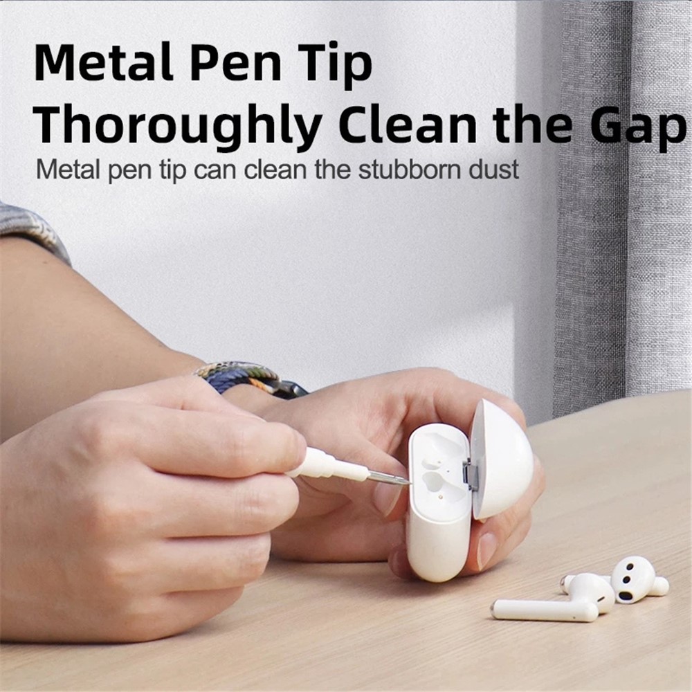 Q5 Bluetooth Headset Cleaner Pen Brush Wireless Earphone Charging Case Cleaning Tool-2