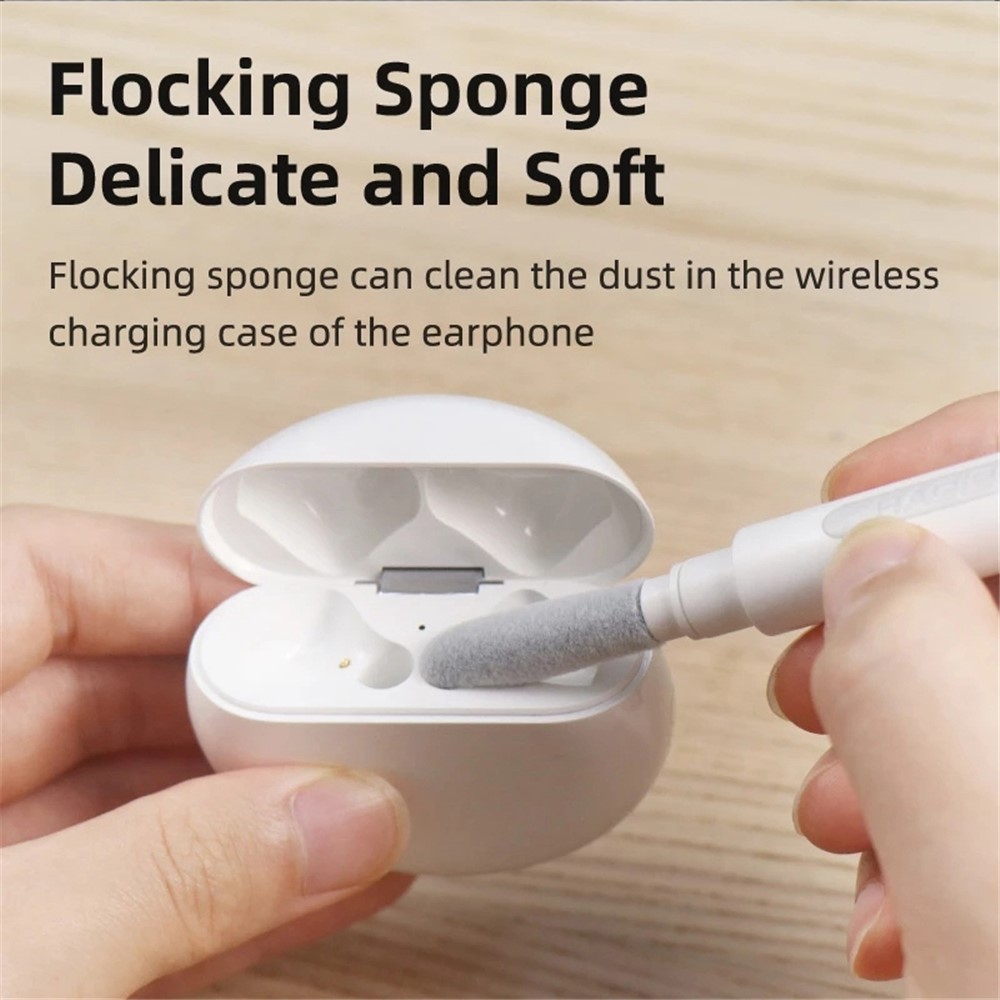 Q5 Bluetooth Headset Cleaner Pen Brush Wireless Earphone Charging Case Cleaning Tool-3