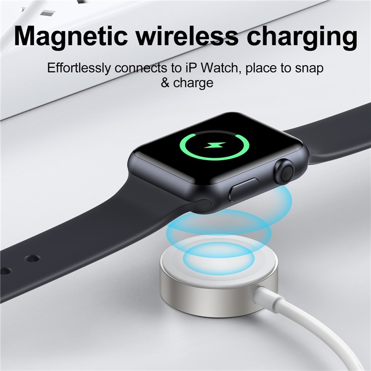 JOYROOM S-IW004 1.2m Type-C Port Magnetic Wireless Charger for Apple iWatch Charging Dock Cable-2