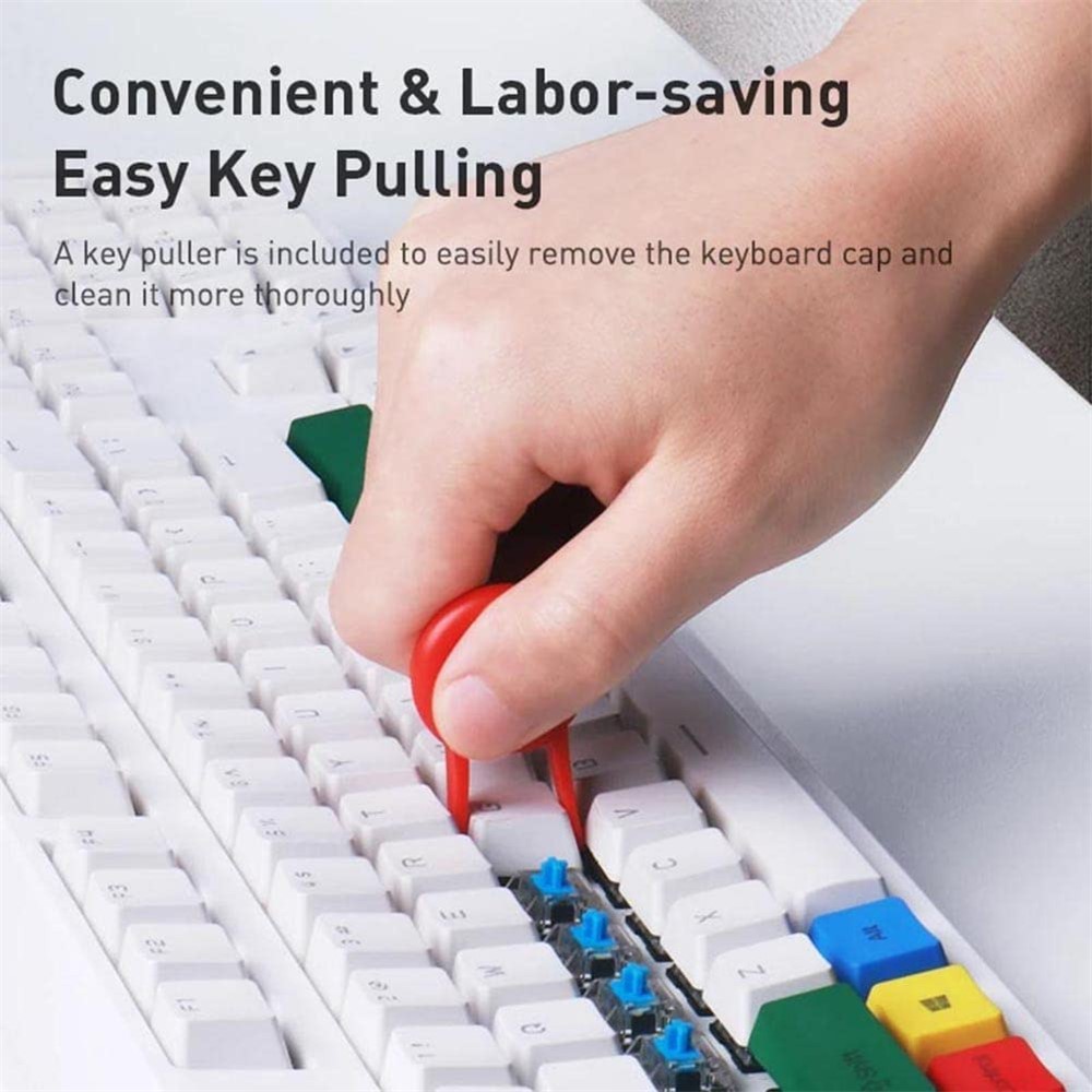 Cleaning Brush + Pen + Keycap Puller Wireless Earphone Computer Keyboard Cleaning Tools Set-2