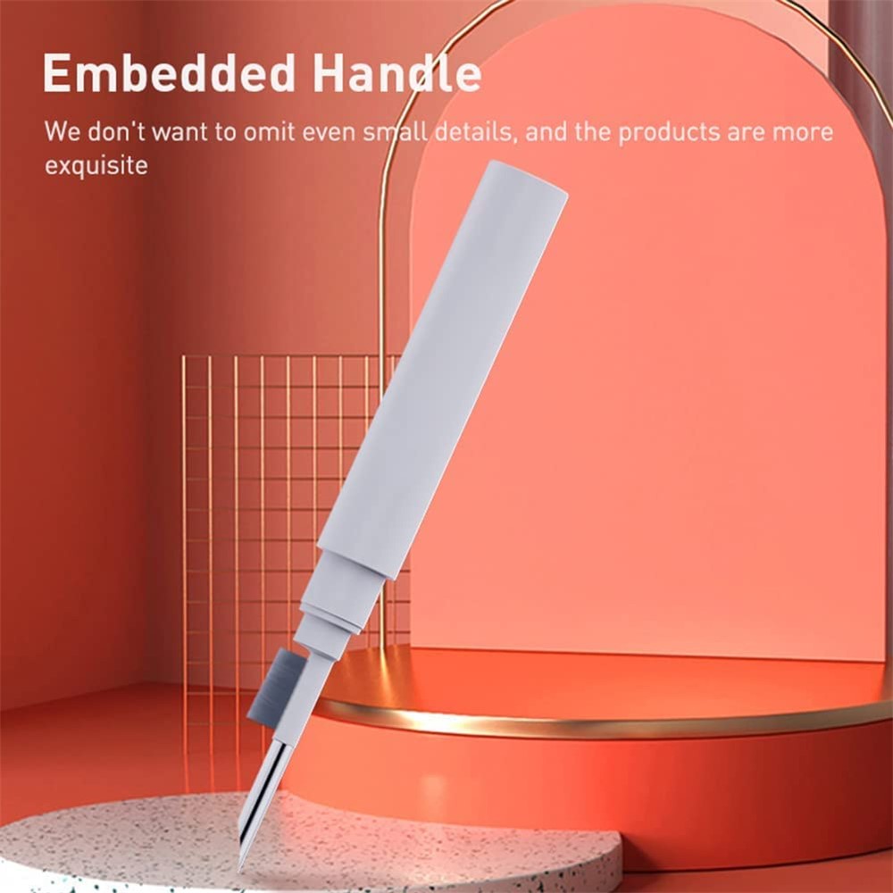 Cleaning Brush + Pen + Keycap Puller Wireless Earphone Computer Keyboard Cleaning Tools Set-4