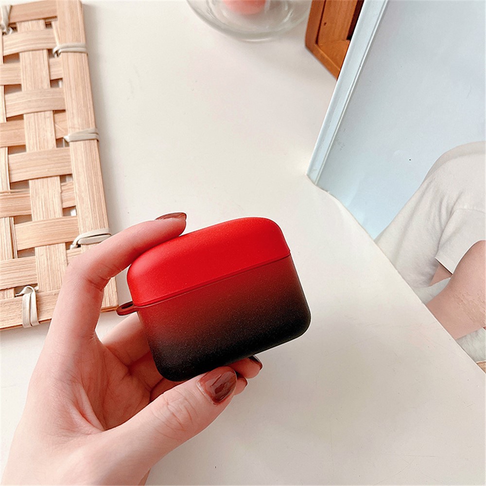 Gradient Matte Case for Baseus M2 Bluetooth Headset Earbuds Protector Shockproof Hard PC Shell - Purple / Orange-10