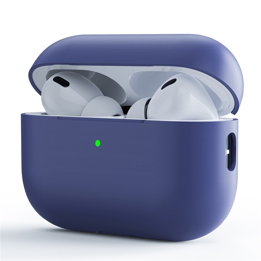 For AirPods Pro (Gen 2) (USB-C) / AirPods Pro 2 Earphone Case Separating Case Design Shockproof Soft Silicone Cover - Lavender Grey