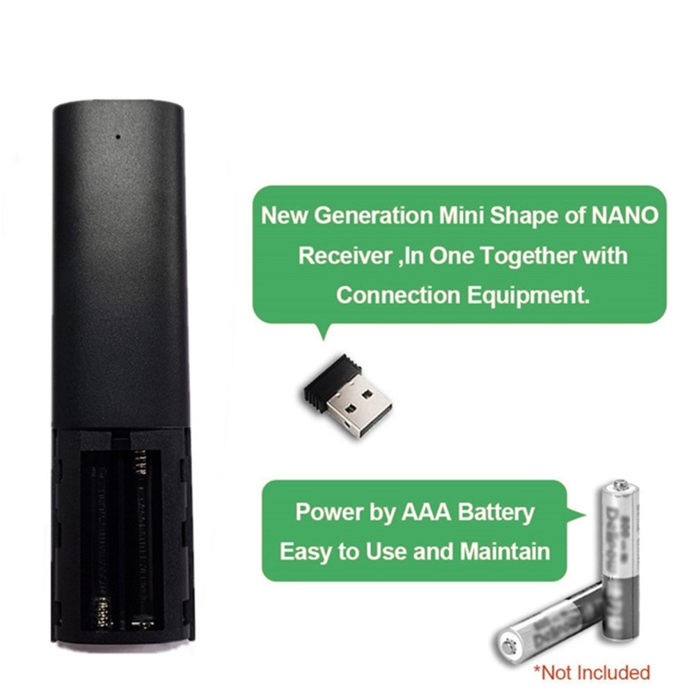 Q5-M:2.4G Smart Voice Input Remote Control Replacement Air Fly Mouse Multifunctional Wireless Remote Control for TV Box / PC / Smart TV / HTPC-3