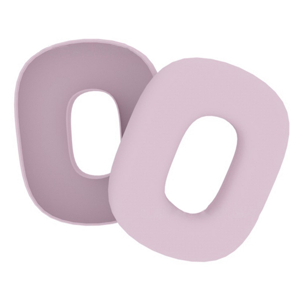 1 Pair for AirPods Max with USB-C / Max Headphone Silicone Ear Cap Cover Earpad Protective Shell - Pink