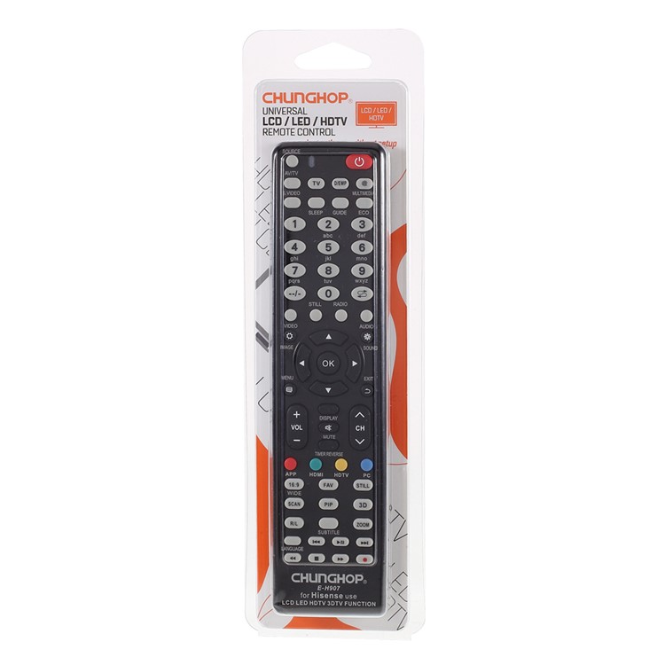 CHUNGHOP E-H907 Universal TV Remote Control for Hisense LED LCD HDTV 3DTV-7