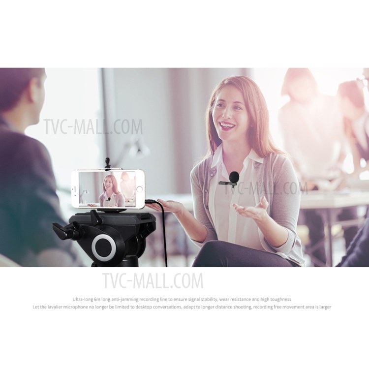KATTO KT-C2 Noise Reduction 360° Omni-directional Sound Pick-up Lapel Microphone-12