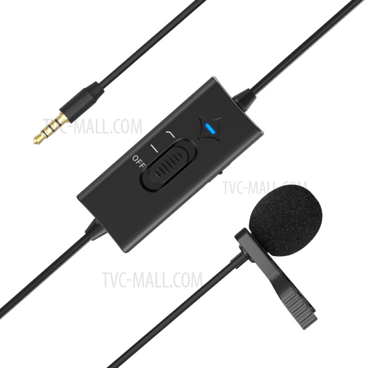 KATTO KT-C2 Noise Reduction 360° Omni-directional Sound Pick-up Lapel Microphone-2