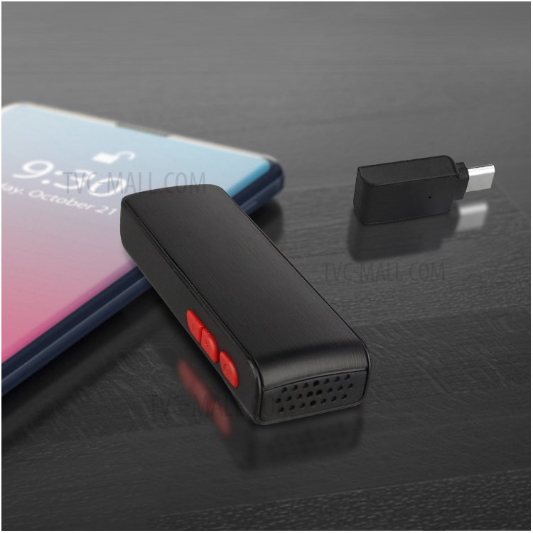 MD300 Wireless Lavalier Microphone Transmitter Receiver System with Charging Box for Interview Video Recording-5