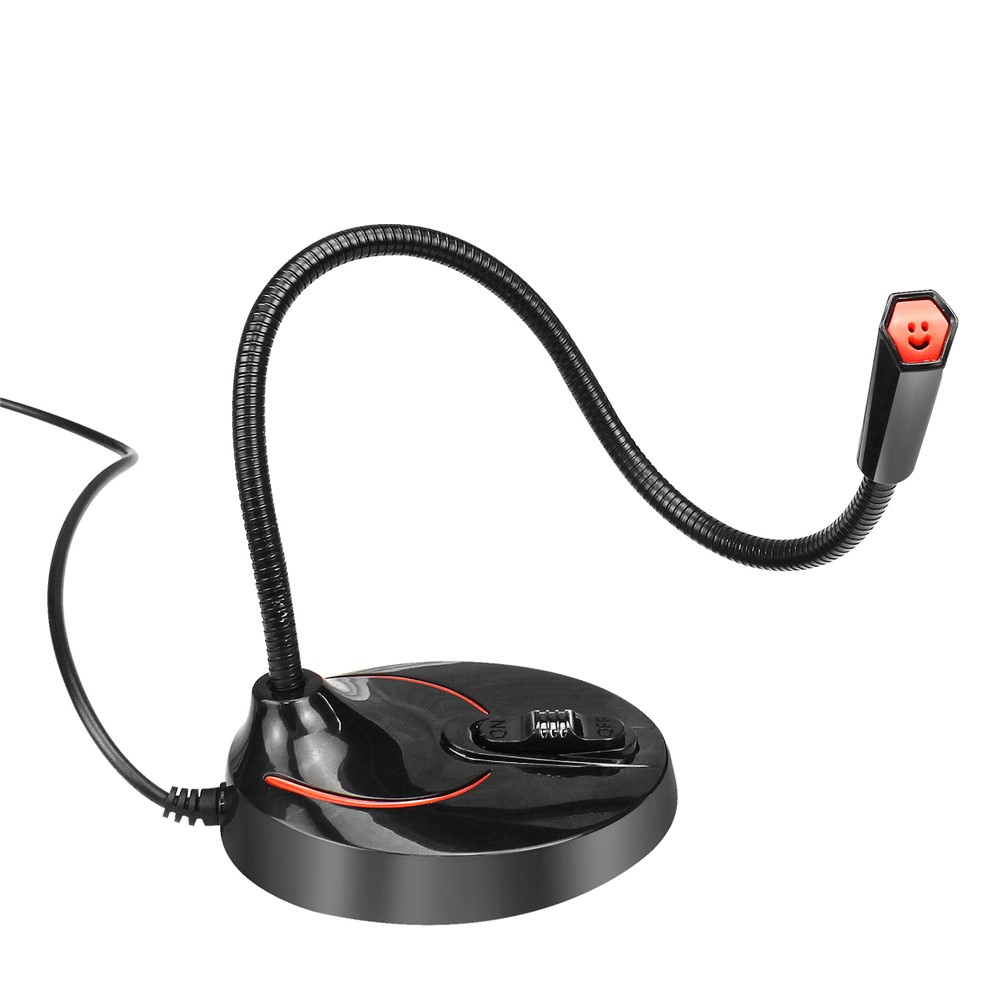 HXSJ F12 360° Rotatable USB Drive-free Computer Microphone Voice Chatting Video Conference Mic-11
