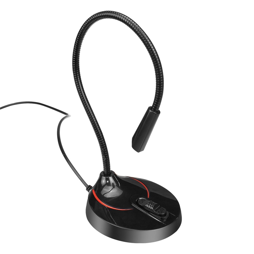 HXSJ F12 360° Rotatable USB Drive-free Computer Microphone Voice Chatting Video Conference Mic-12