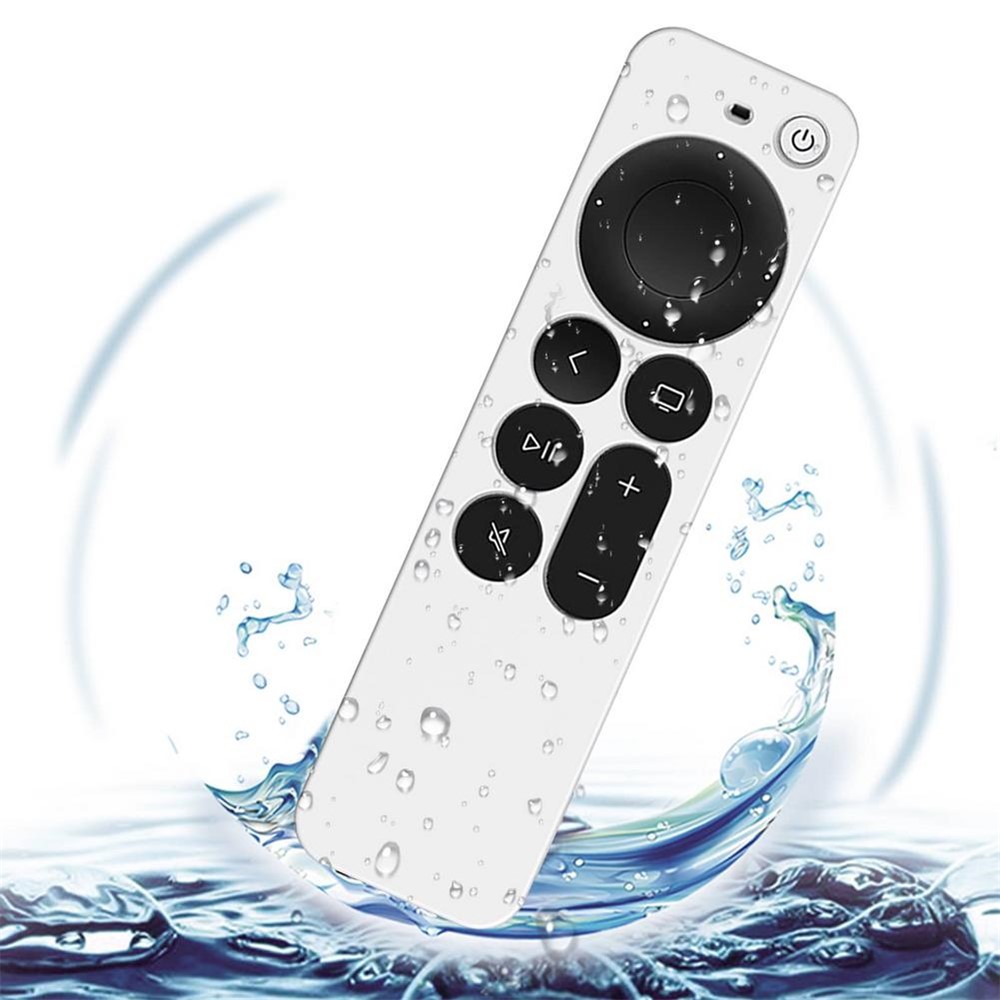 Y31 Soft Silicone Scratch Resistant Remote Controller Protective Case Cover for Apple TV Siri 4K 6 Generation 2021 Remote Control - Black-7
