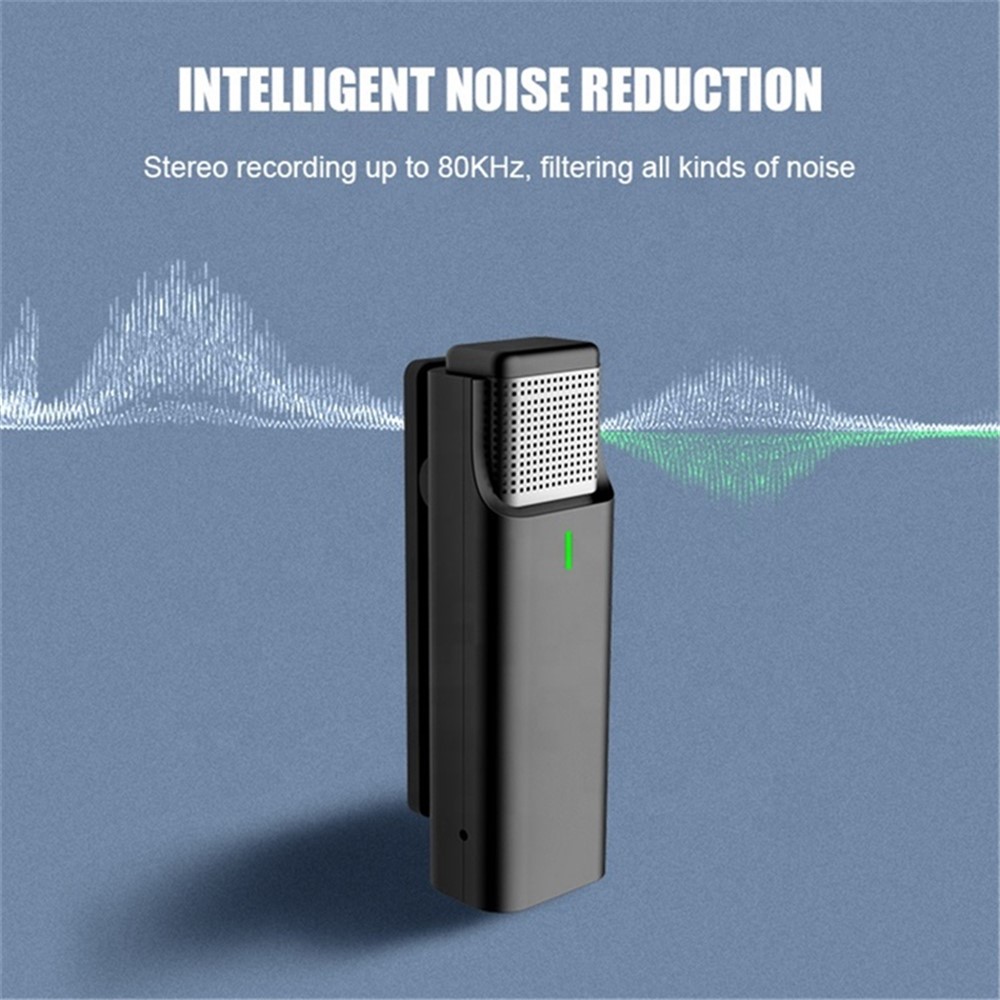 033A2 2 Microphones + 1 Receiver for Interview Live Broadcast Wireless Lavalier Mic System, 3.5mm Interface-2