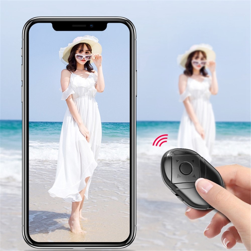 XIAOTIAN S3 Cell Phone Remote Control Shutter Bluetooth Selfie Button Clicker (Battery Not Inlcuded) for Page Up and Down / Like / Pause / Play-3