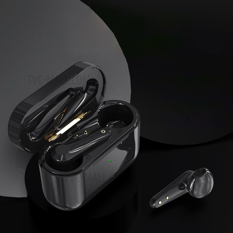 XY-8 In-ear TWS Touch Control Bluetooth Headsets with Charging Bin - Black-2