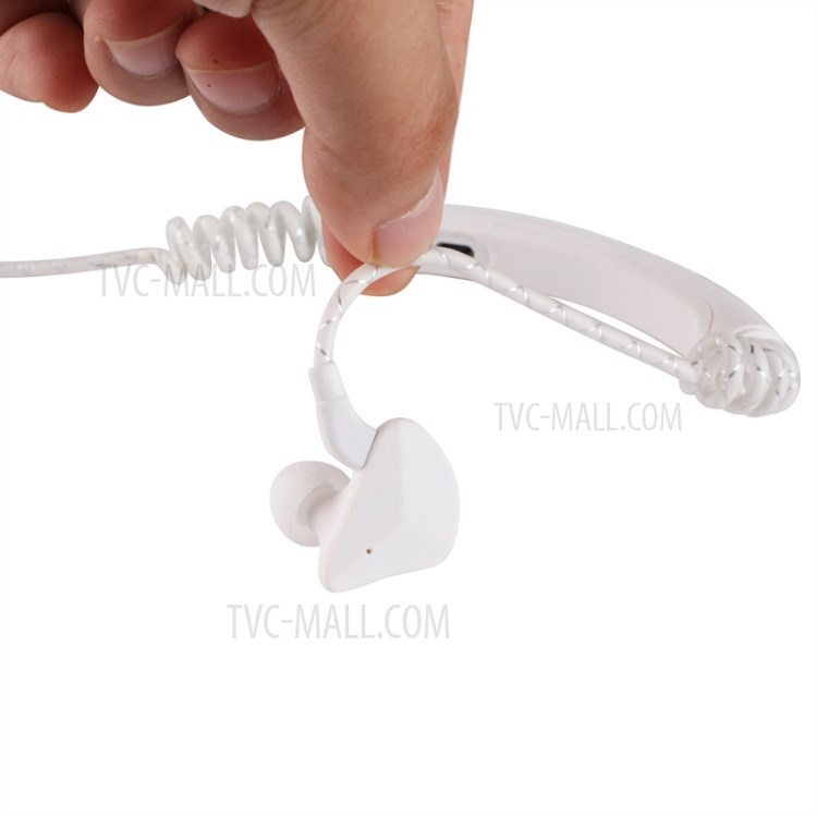 Auriculares De Conducción ósea M12 Bluetooth Inalámbrica 5.0 Deportes Auricular - Blanco-2