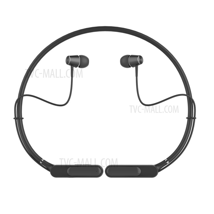 ME-T17 Super Bass Sound Waterproof Neckband Bluetooth 5.0 Wireless Headphones - Black-1