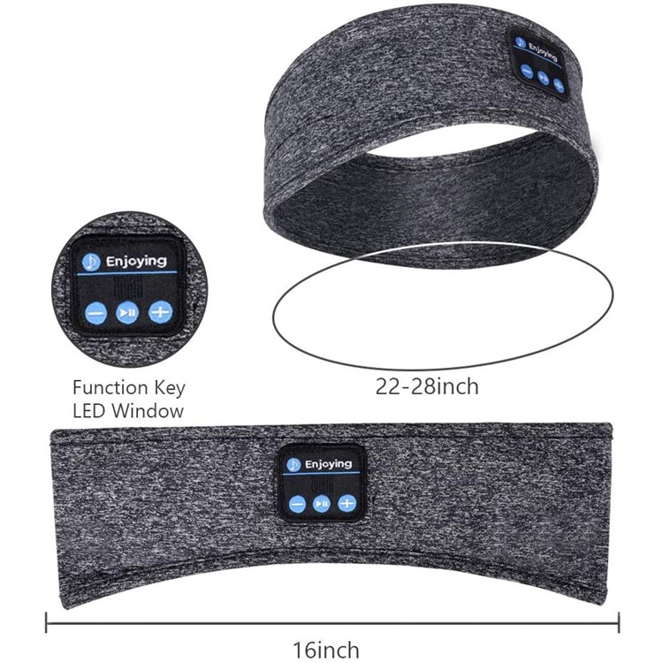 Sleep Eye Mask Sleeping Mask Bluetooth Earphone Headphone Sports Headband-5