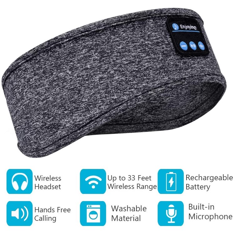 Sleep Eye Mask Sleeping Mask Bluetooth Earphone Headphone Sports Headband-7