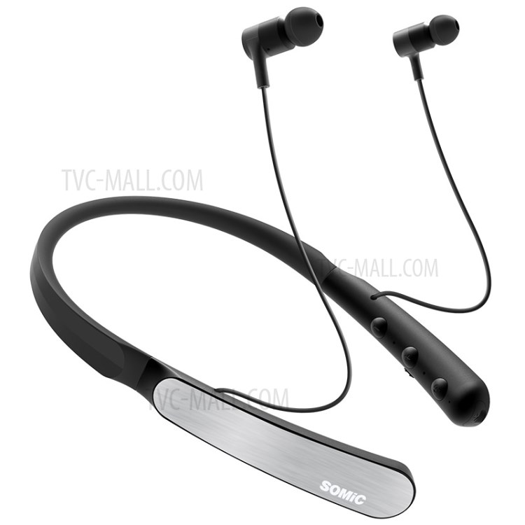 SOMIC SC1000 Portable Wireless Bluetooth Earphone Headphone Noise-reduction Neckband Earphone-2