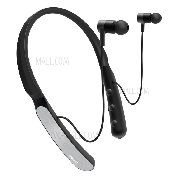 SOMIC SC1000 Portable Wireless Bluetooth Earphone Headphone Noise-reduction Neckband Earphone-4