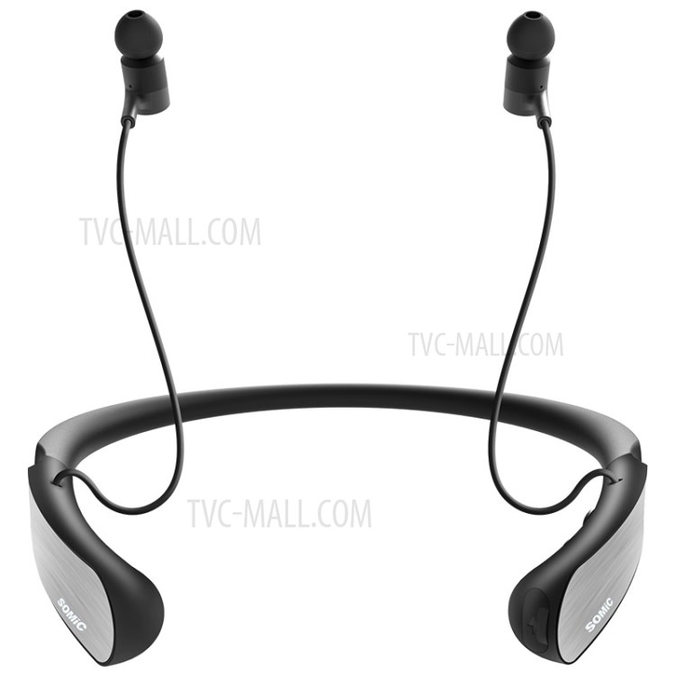 SOMIC SC1000 Portable Wireless Bluetooth Earphone Headphone Noise-reduction Neckband Earphone-5