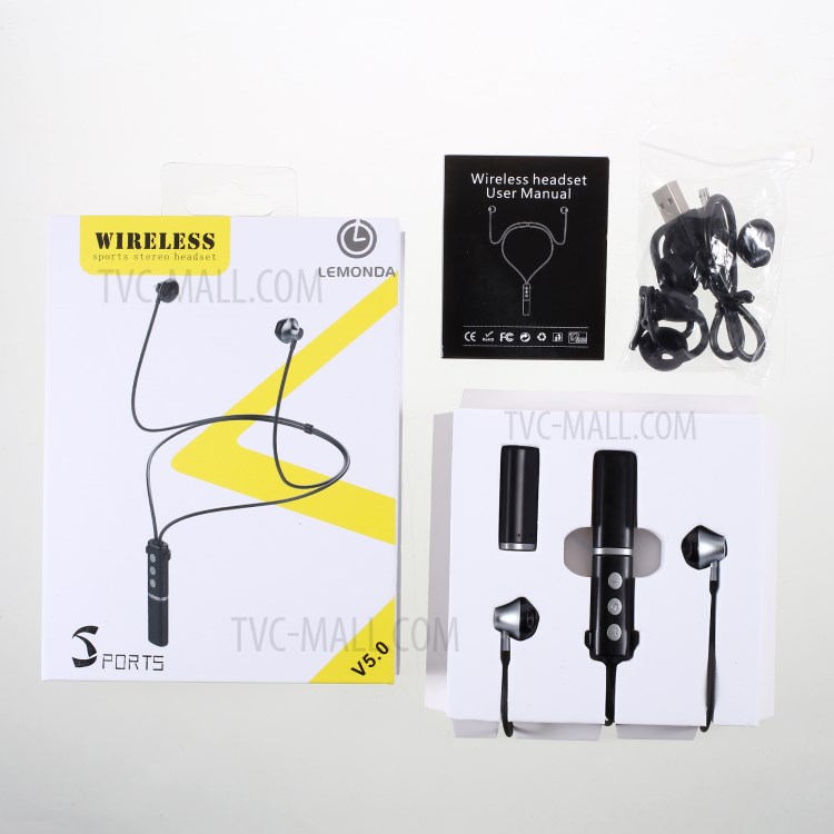LEMONDA YH03 Bluetooth 5.0 Magnetic Earphones IP2 Waterproof Sports Headphones-8